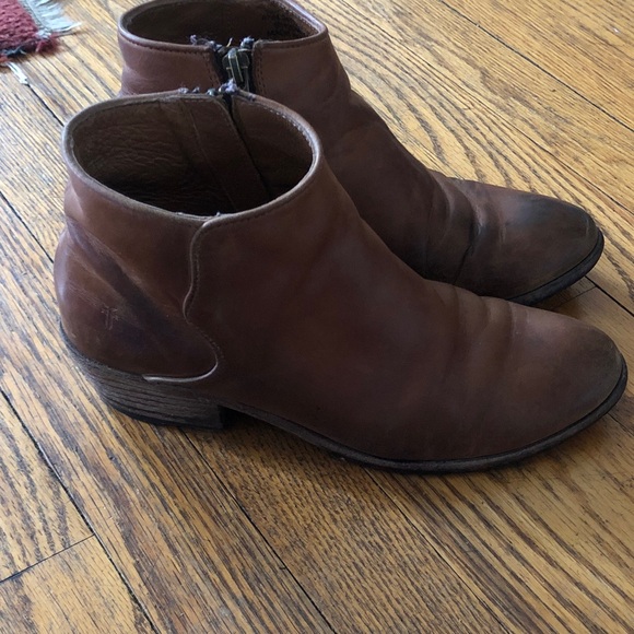 Women’s Frye Brown Leather Ankle Boots - Picture 1 of 12